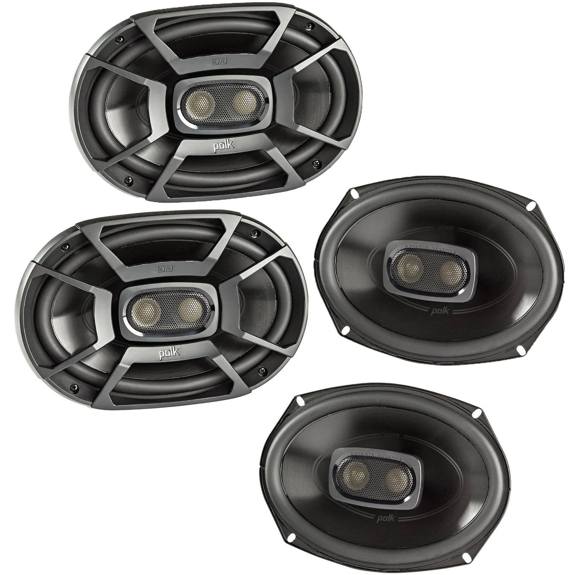 Polk 450 Watt 3-Way Car Boat Coaxial Stereo Audio Speakers Marine DB692 2 Pack